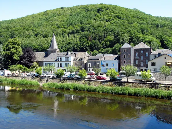 Bohan (Belgium), the village seen from the bridge on the Semois river.