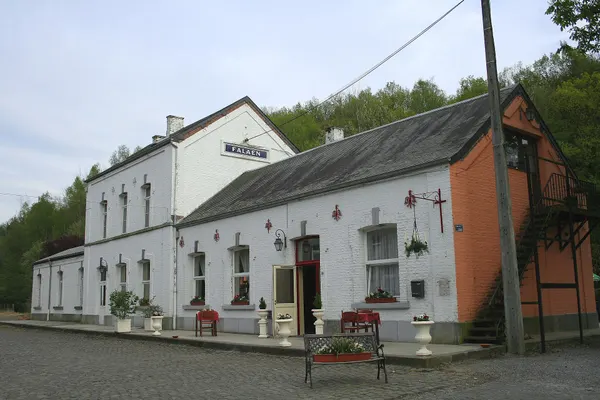 Falaën (Belgium), the train station.