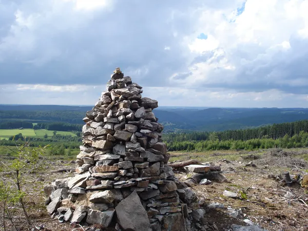 Cairn in Clerheid, Érezée, Belgium