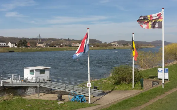 Lanaye, view to the village from Eijsden (NL)