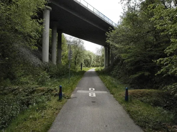 Start of Kylltal Cycle Path