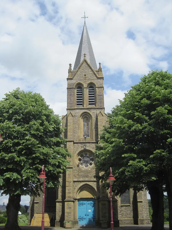 Hatrival (Belgium), the Saint Ursmar's church.