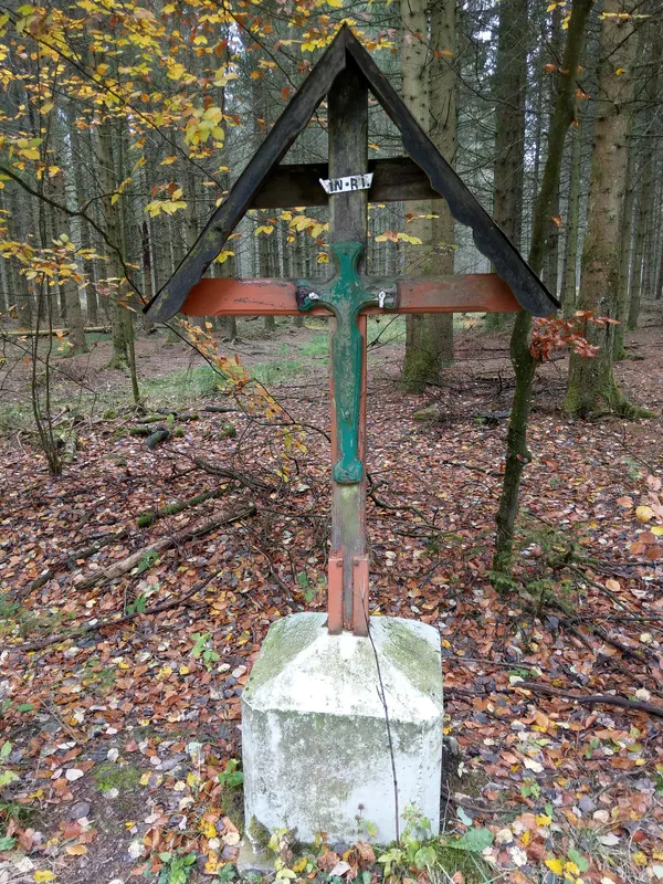 This cross was erected around 1950