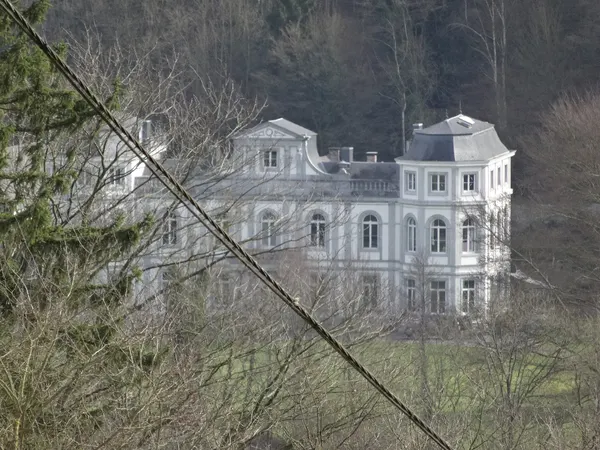 Château de Sainval, Tilff, Belgium. View from Sur-le-Mont