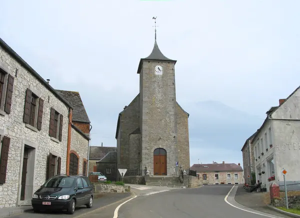 Gochenée (Belgium), the surroundings of Saint Géry’s church (1729).