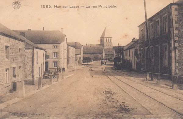 1585, Han-sur-Lesse - La rue Principale.