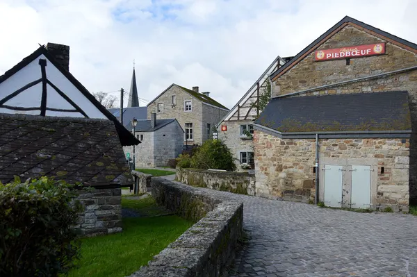 Little street in the center of Wéris, Durbuy, 2023
