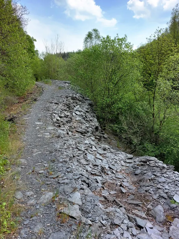 Slate path Haut-Martelange - Rombach.