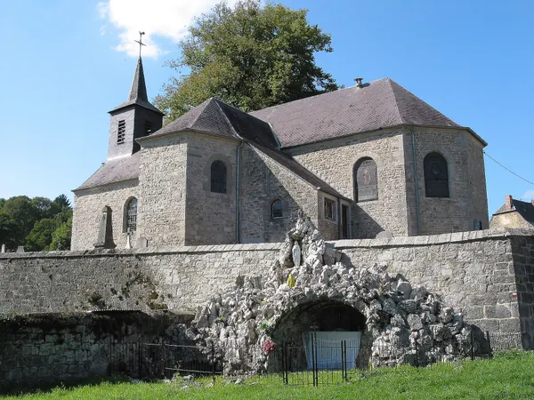 Dourbes (Belgium), the St. Servais church.