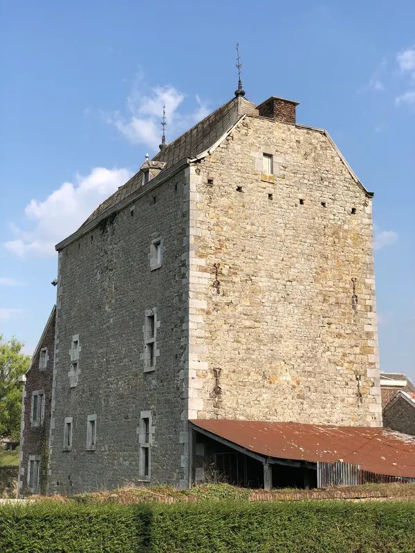 Kasteelhoeve Haméval in Charneux, gemeente Herve, in september 2024.