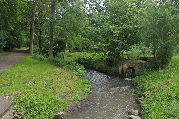 Visé (Argenteau), Belgium: Sluse on the Julienne in the Julienne Park