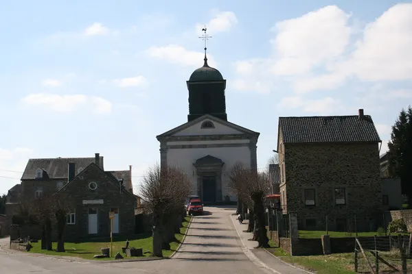 Arville (Saint-Hubert) (Belgium), the Saint Paul church (1828-1829).