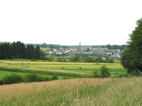 Gérouville (Belgium), the village seen from the Savelan street.