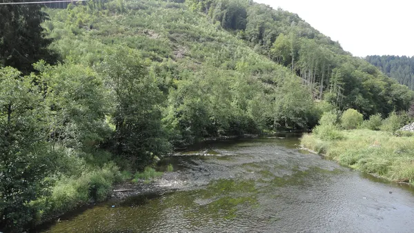 river ourthe overview Maboge bridge