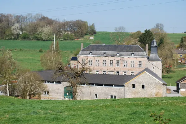 Vue du village de Villers-aux-Tours, dans la commune de Anthisnes (province de Liège, en Belgique).