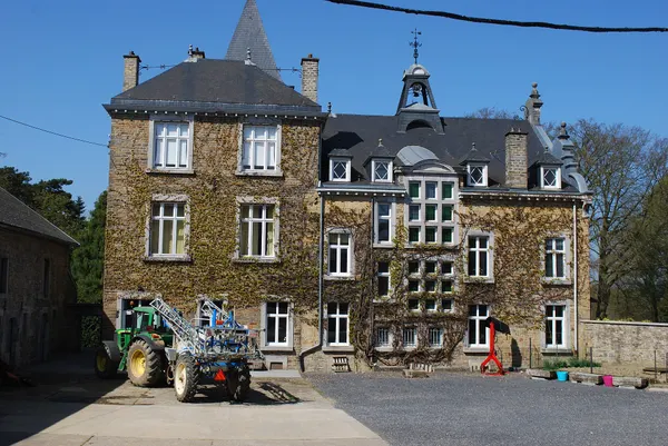 Vue du village de Hody, dans la commune de Anthisnes (province de Liège, en Belgique).