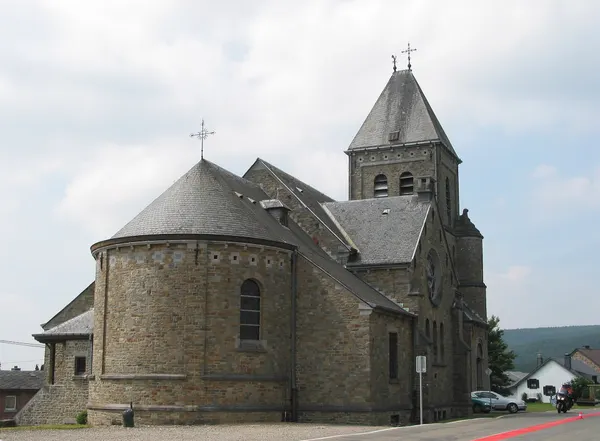 Stoumont (Belgium), the St. Hubert church.