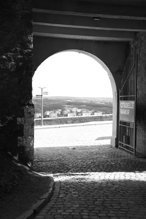 Une des portes d'entrée de la Citadelle de Namur