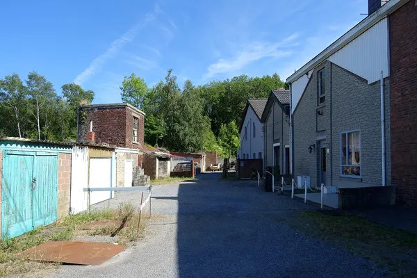 Resterende gebouwen van Charbonnage de Lonette in Retinne (Fléron).