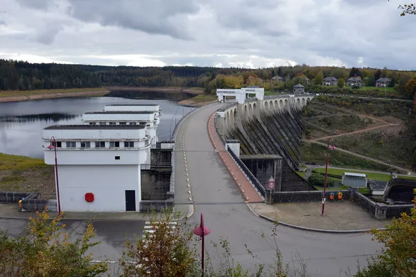 View of the Wesertalsperre from the visitor center, Eupen, 2021.
