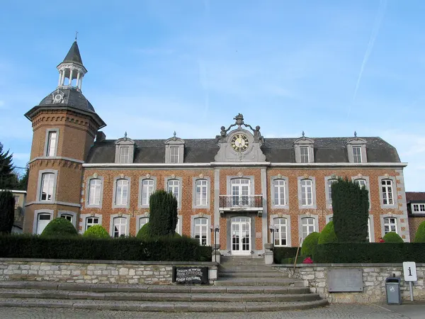 Bas-Oha (Belgium), the former "de l'Horloge" Castle (XVIIIth century).