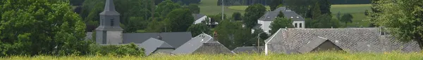 Anlier (Belgique), le village au printemps.