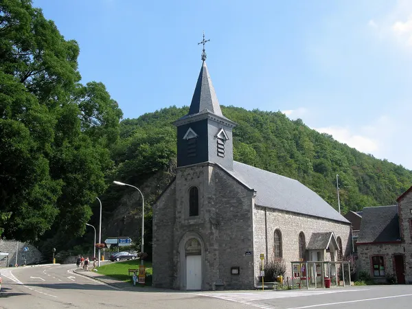 Hastière-Lavaux (Belgium), the St. Nichola’s church (1789).