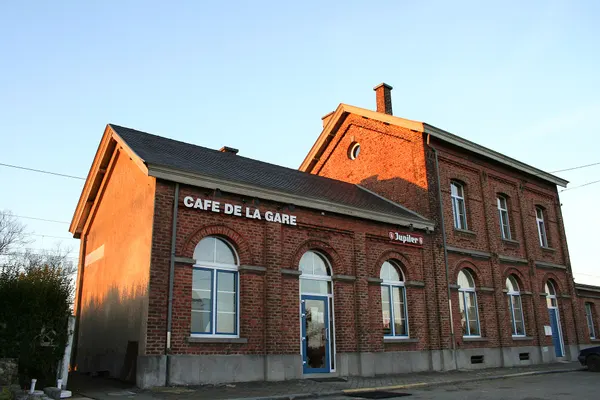 Pondrôme (Belgium), the previous train station.