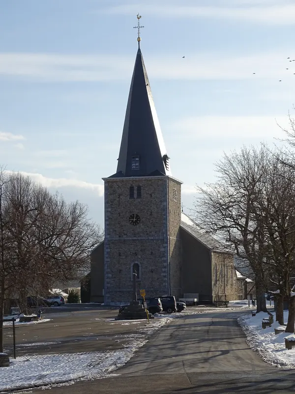 Église Saint Lambert in Sart-lez-Spa (Jalhay), Wallonia, Belgium.