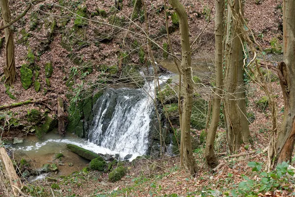 Waterfall of the Chawresse river Tilff - Esneux - Wallonia - Belgium