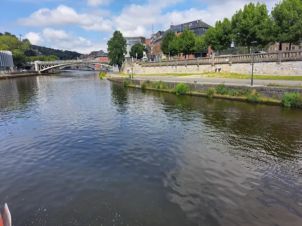 Namur.Bootsfahrt mit der Ardennes auf der Maas und auf der Sambre