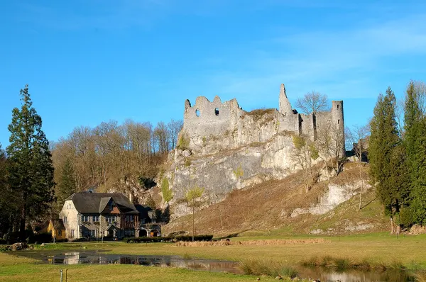 Falaën (Belgium), the Montaigle castle ruins (XIVth century)