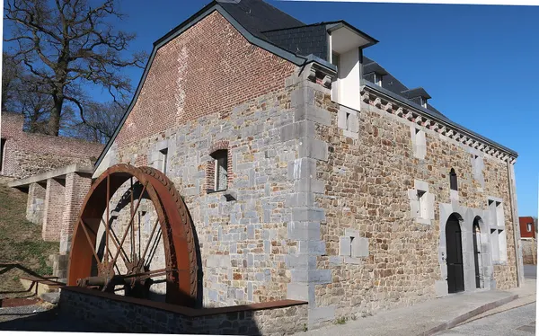 Watermolen van de voormalige cisterciënzerabdij van La-Paix-Dieu in Jehay, gemeente Amay, provincie Luik, België