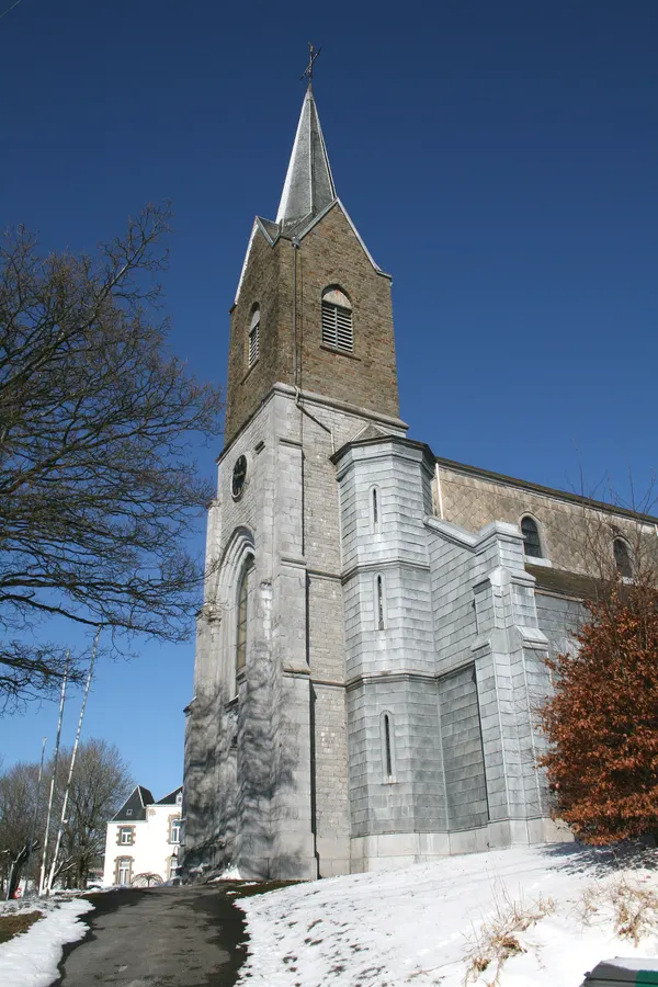 Champlon (Tenneville) (Belgium), the Saint Remacle church (1873-1874).