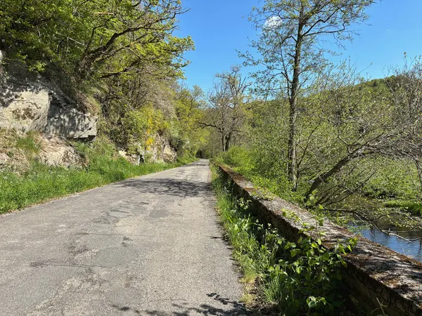 Road from Grumelange to Tintange.