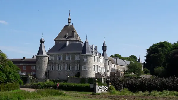 Chateau d'Hodoumont, Commune de Ohey, région wallonne.