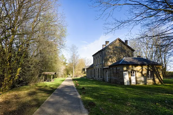 Historical train station on RAVeL 155.