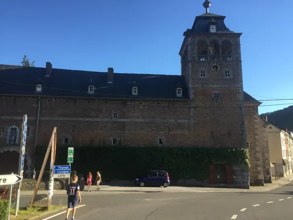 The original building from the Leffe beer logo.