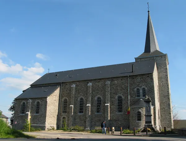Ortho (Belgium), the church of Saint-Remi (rebuilt in 1908 and restored in 1954, with the exception of the tower dated 1671 which has…