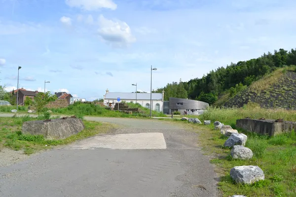 Ancient pit of the Gosson coal mine in Saint-Nicolas, Belgium