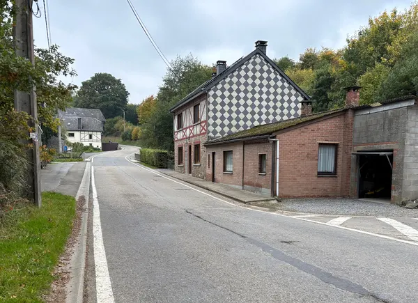 The street La Falize in Lierneux.