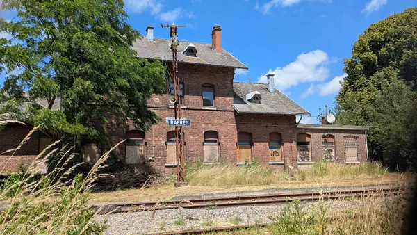 Bahnhof in Belgien