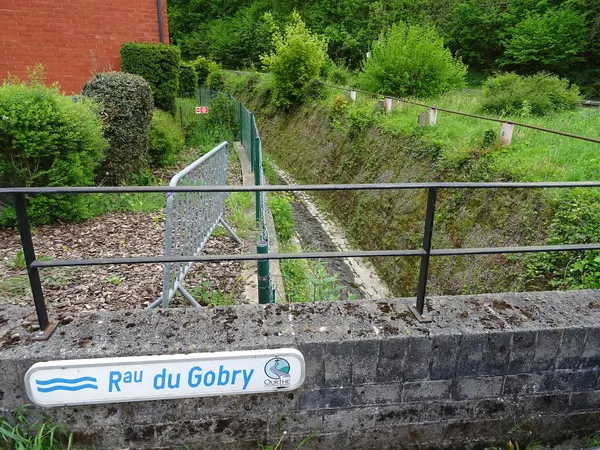 Ry de Gobry non loin de sa confluence avec l'Ourthe