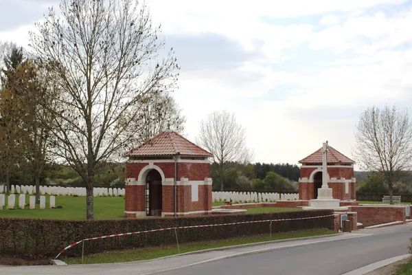 Commonwealth military cemetery in Hotton (Belgium)