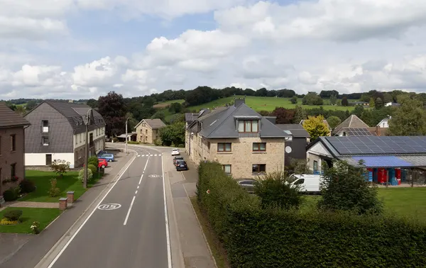 Waimes, Rue de la Gare from the cycle track