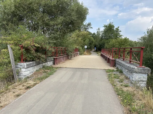 Tram Bridge over Sûre, now RAVeL L618 / EuroVelo 5.