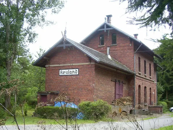 Reuland train station, view from the north