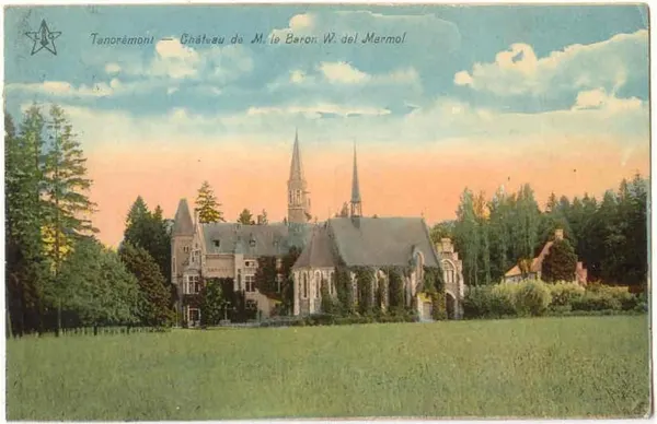 Le château de la famille del Marmol à Tancremont (Pepinster, Province de Liège, Belgique).