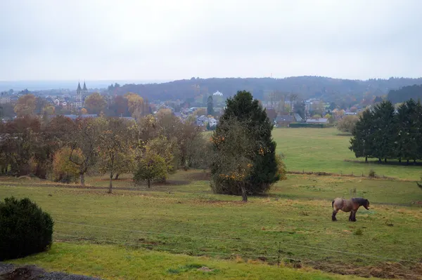 View of Rochefort from B&amp;B Les Buissonnets de Longchamps, 2016