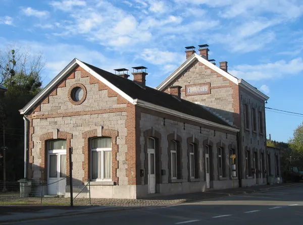 Forrières (Belgium), the railway station.